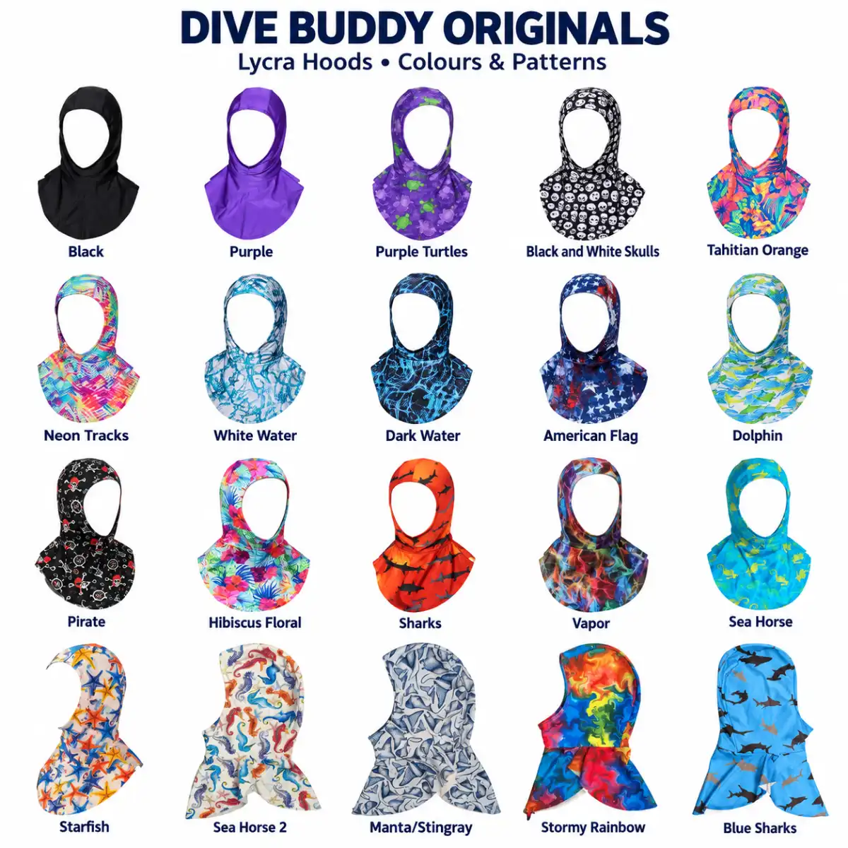 Lycra Dive Hood