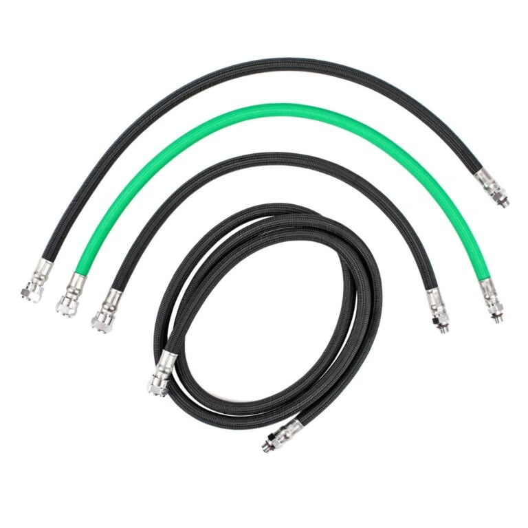 Dive Rite HOSE BRAIDED - REGULATOR - 40" LP BLACK