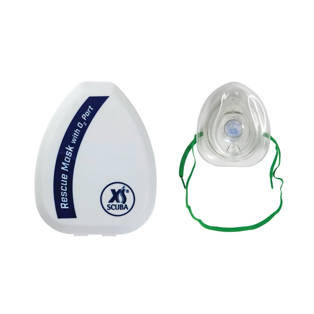 XS Scuba Rescue Mask with O2 Port