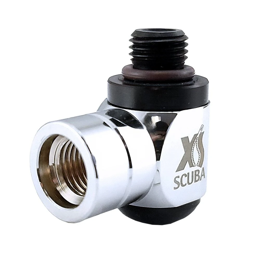 XS Scuba Low Pressure Port 90 Degree Swivel Adapter