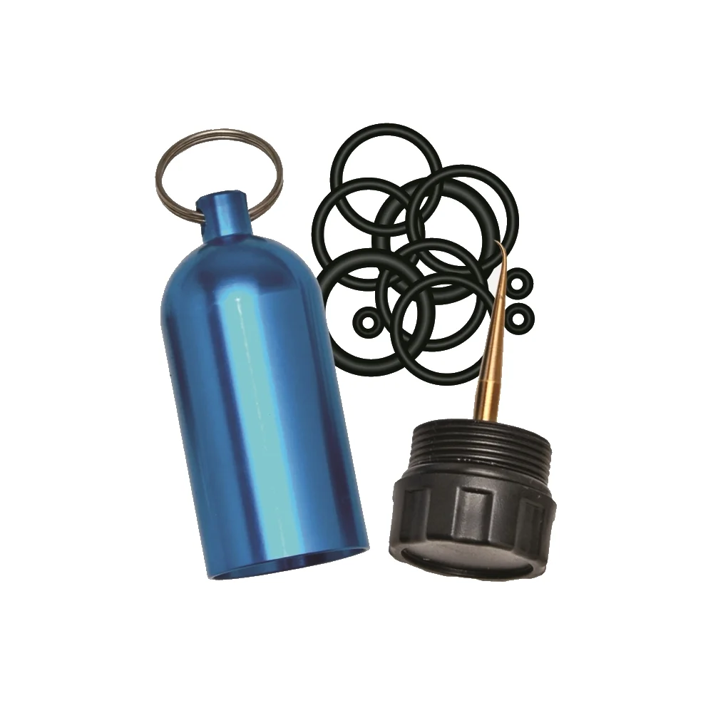 SCUBA TANK W/PICK&ORINGS - BLUE