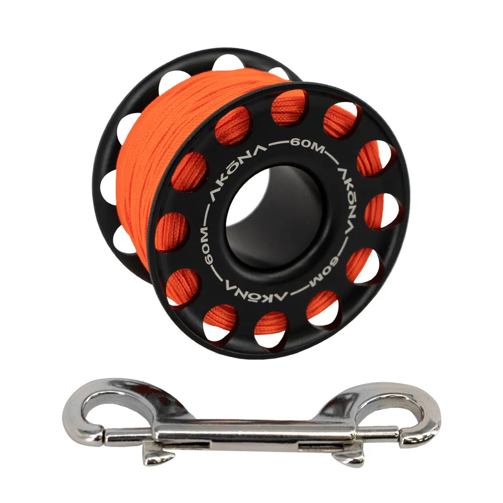 Aluminum Spool 60M / 200FT Black